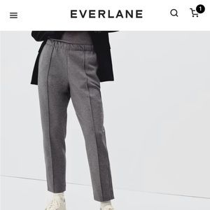 NWT Everlane Dream Pant in Size L, Heathered Charcoal